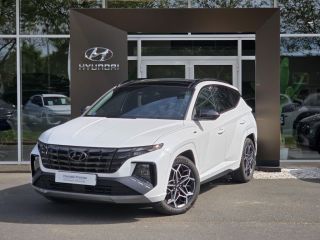75010 : Hyundai Paris Nord - Goncourt Automobiles - HYUNDAI TUCSON N Line Executive - TUCSON IV - Blanc - Boîte automatique - Essence / Courant électrique
