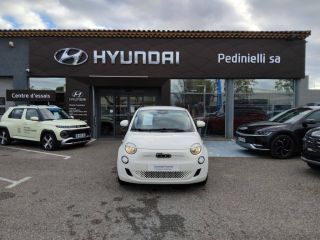 75010 : Hyundai Paris Nord - Goncourt Automobiles - FIAT 500e BERLINE MY22 SERIE 1 STEP 2 Action - 500 III - Blanc - Automate à fonct. Continu - Courant électrique