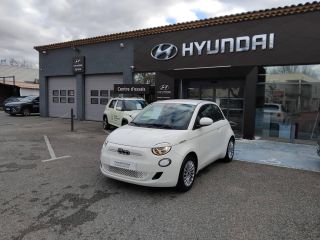 75010 : Hyundai Paris Nord - Goncourt Automobiles - FIAT 500e BERLINE MY22 SERIE 1 STEP 2 Action - 500 III - Blanc - Automate à fonct. Continu - Courant électrique