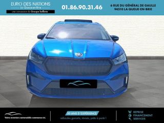 75010 : Hyundai Paris Nord - Goncourt Automobiles - SKODA ENYAQ Sportline - ENYAQ - BLEU - Automate à fonct. Continu - Courant électrique