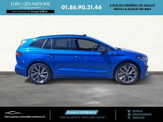 75010 : Hyundai Paris Nord - Goncourt Automobiles - SKODA ENYAQ Sportline - ENYAQ - BLEU - Automate à fonct. Continu - Courant électrique