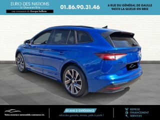 75010 : Hyundai Paris Nord - Goncourt Automobiles - SKODA ENYAQ Sportline - ENYAQ - BLEU - Automate à fonct. Continu - Courant électrique