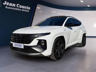 75010 : Hyundai Paris Nord - Goncourt Automobiles - HYUNDAI TUCSON N Line Executive - TUCSON IV - Blanc - Boîte automatique - Essence / Courant électrique