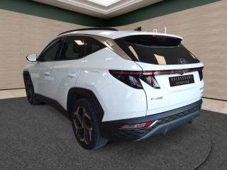 75010 : Hyundai Paris Nord - Goncourt Automobiles - HYUNDAI TUCSON Executive - TUCSON IV - Blanc - Boîte automatique - Essence / Courant électrique