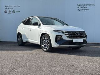 75010 : Hyundai Paris Nord - Goncourt Automobiles - HYUNDAI TUCSON N Line Executive - TUCSON IV - Blanc - Automate sequentiel - Diesel