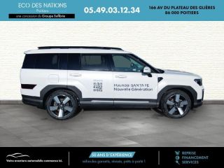 86000 : Hyundai Poitiers - Eco des Nations - HYUNDAI Santa Fe - Santa Fe - Creamy White Mate - Transmission intégrale - Hybride rechargeable : Essence/Electrique