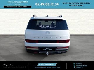 86000 : Hyundai Poitiers - Eco des Nations - HYUNDAI Santa Fe - Santa Fe - Creamy White Mate - Transmission intégrale - Hybride rechargeable : Essence/Electrique