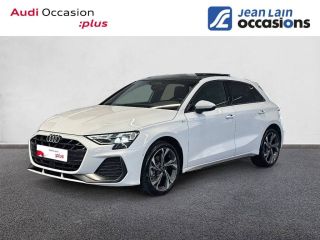 75010 : Hyundai Paris Nord - Goncourt Automobiles - AUDI A3 SPORTBACK S line - A3/S3/RS3 IV - BLANC GLACIER METALLISE - Automate sequentiel - Diesel