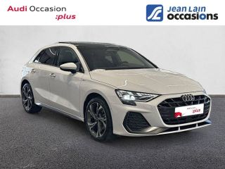 75010 : Hyundai Paris Nord - Goncourt Automobiles - AUDI A3 SPORTBACK S line - A3/S3/RS3 IV - BLANC GLACIER METALLISE - Automate sequentiel - Diesel