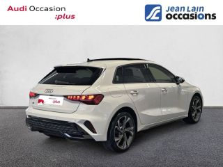 75010 : Hyundai Paris Nord - Goncourt Automobiles - AUDI A3 SPORTBACK S line - A3/S3/RS3 IV - BLANC GLACIER METALLISE - Automate sequentiel - Diesel