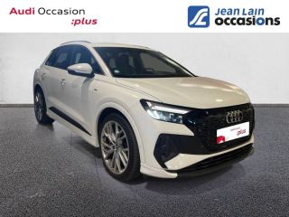 75010 : Hyundai Paris Nord - Goncourt Automobiles - AUDI Q4 E-TRON S line - Q4 E-TRON - BLANC GLACIER METALLISE - Automate à fonct. Continu - Courant électrique