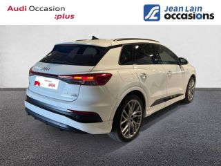 75010 : Hyundai Paris Nord - Goncourt Automobiles - AUDI Q4 E-TRON S line - Q4 E-TRON - BLANC GLACIER METALLISE - Automate à fonct. Continu - Courant électrique