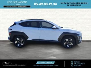 86000 : Hyundai Poitiers - Eco des Nations - HYUNDAI Kona - Kona - Blanc - Traction - Hybride : Essence/Electrique