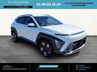 86000 : Hyundai Poitiers - Eco des Nations - HYUNDAI Kona - Kona - Blanc - Traction - Hybride : Essence/Electrique
