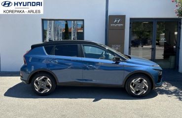 75010 : Hyundai Paris Nord - Goncourt Automobiles - HYUNDAI BAYON Executive - BAYON - Bleu - Automate sequentiel - Essence sans plomb