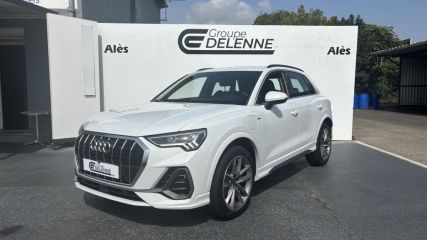 75010 : Hyundai Paris Nord - Goncourt Automobiles - AUDI Q3 S line - Q3 II - Blanc - Automate sequentiel - Essence / Courant électrique