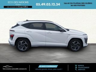 86000 : Hyundai Poitiers - Eco des Nations - HYUNDAI Kona - Kona - Atlas White/Toit/rétros Black - Traction - Hybride : Essence/Electrique
