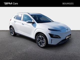 18230 : Hyundai Bourges - BPM Cars - HYUNDAI Kona - Kona - Serenity White Métal - Traction - Electrique