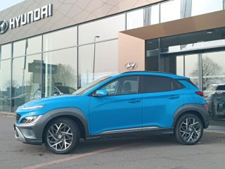 92250 : Hyundai Motor Company - HYUNDAI Kona - Kona - Surfy Blue Métal - Traction - Hybride : Essence/Electrique