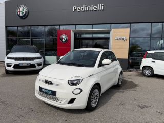 75010 : Hyundai Paris Nord - Goncourt Automobiles - FIAT 500e BERLINE MY22 SERIE 1 STEP 2 Action Plus - 500 III ELECTRIQUE - Blanc - Automate à fonct. Continu - Courant électrique