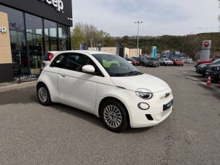 75010 : Hyundai Paris Nord - Goncourt Automobiles - FIAT 500e BERLINE MY22 SERIE 1 STEP 2 Action Plus - 500 III ELECTRIQUE - Blanc - Automate à fonct. Continu - Courant électrique