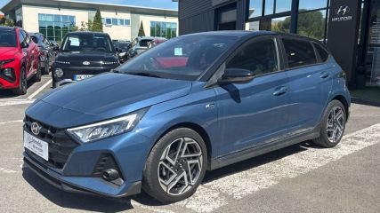75010 : Hyundai Paris Nord - Goncourt Automobiles - HYUNDAI i20 N Line Creative - i20 III - Bleu - Automate sequentiel - Essence sans plomb