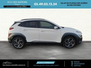 86000 : Hyundai Poitiers - Eco des Nations - HYUNDAI Kona - Kona - Blanc - Traction - Hybride : Essence/Electrique