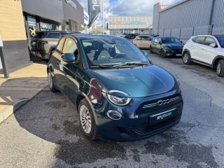 75010 : Hyundai Paris Nord - Goncourt Automobiles - FIAT 500e BERLINE Action - 500 III ELECTRIQUE - Bleu - Automate à fonct. Continu - Courant électrique