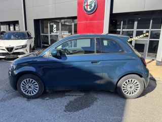 75010 : Hyundai Paris Nord - Goncourt Automobiles - FIAT 500e BERLINE Action - 500 III ELECTRIQUE - Bleu - Automate à fonct. Continu - Courant électrique