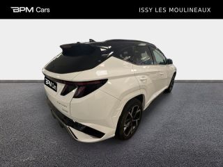 92130 : Hyundai ISSY-LES-MOULINEAUX - BPM Cars - HYUNDAI Tucson - Tucson - Serenity White Métal/Toit/rétros Black - Traction - Hybride : Essence/Electrique