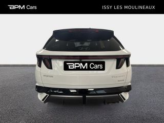 92130 : Hyundai ISSY-LES-MOULINEAUX - BPM Cars - HYUNDAI Tucson - Tucson - Serenity White Métal/Toit/rétros Black - Traction - Hybride : Essence/Electrique