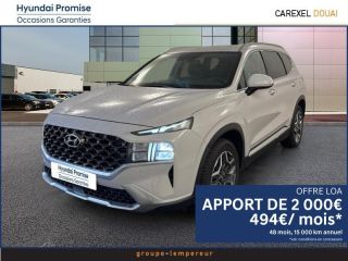 59187 : Hyundai Douai - Groupe Lempereur - HYUNDAI Santa Fe - Santa Fe - Glacier White Métal - Transmission intégrale - Hybride rechargeable : Essence/Electrique