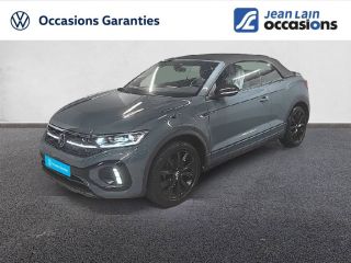 75010 : Hyundai Paris Nord - Goncourt Automobiles - VOLKSWAGEN T-ROC CABRIOLET R-Line - T-ROC - BLEU PETROLE / CAPOTE NOIRE - Automate sequentiel - Essence sans plomb