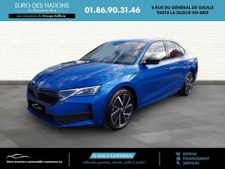 75010 : Hyundai Paris Nord - Goncourt Automobiles - SKODA OCTAVIA Sportline - OCTAVIA IV - BLEU - Automate sequentiel - Essence sans plomb