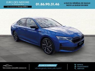 75010 : Hyundai Paris Nord - Goncourt Automobiles - SKODA OCTAVIA Sportline - OCTAVIA IV - BLEU - Automate sequentiel - Essence sans plomb