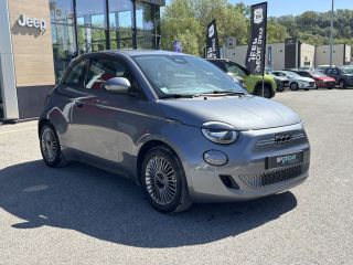 75010 : Hyundai Paris Nord - Goncourt Automobiles - FIAT 500e BERLINE Nouvelle 500 - 500 III ELECTRIQUE - Gris - Automate à fonct. Continu - Courant électrique