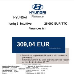 83130 : Hyundai Toulon - Autodif SAS - Groupe BALDASSARI - HYUNDAI IONIQ 5 Intuitive - IONIQ 5 - Vert - Automate à fonct. Continu - Courant électrique