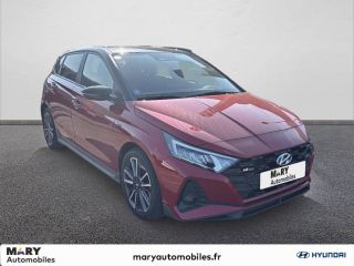 75010 : Hyundai Paris Nord - Goncourt Automobiles - HYUNDAI i20 N Line Creative - i20 III - DRAGON RED/PHANTOM BLACK - Automate sequentiel - Essence sans plomb