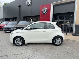 75010 : Hyundai Paris Nord - Goncourt Automobiles - FIAT 500e BERLINE Action Plus - 500 III ELECTRIQUE - Blanc                                              - Automate à fonct. Continu - Courant électrique