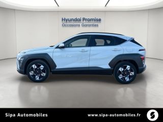 75010 : Hyundai Paris Nord - Goncourt Automobiles - HYUNDAI KONA Executive - KONA II - Blanc - Automate sequentiel - Essence / Courant électrique