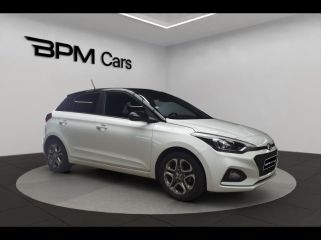 18230 : Hyundai Bourges - BPM Cars - HYUNDAI i20 - i20 - Polar White Métal/Toit/rétros Black - Traction - Essence