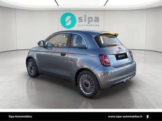 75010 : Hyundai Paris Nord - Goncourt Automobiles - FIAT 500e BERLINE MY22 SERIE 1 STEP 2 (RED) - 500 III ELECTRIQUE - Mineral Grey - Automate à fonct. Continu - Courant électrique