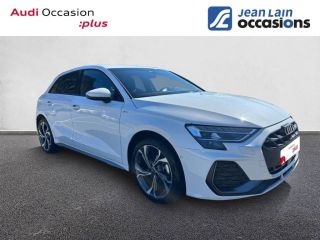 75010 : Hyundai Paris Nord - Goncourt Automobiles - AUDI A3 SPORTBACK S line - A3/S3/RS3 IV - BLANC GLACIER METALLISE - Automate sequentiel - Essence sans plomb