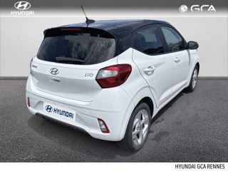 35510 : Hyundai Rennes - GCA - HYUNDAI i10 - i10 - Polar White/Toit/rétros Black - Traction - Essence