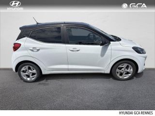 35510 : Hyundai Rennes - GCA - HYUNDAI i10 - i10 - Polar White/Toit/rétros Black - Traction - Essence