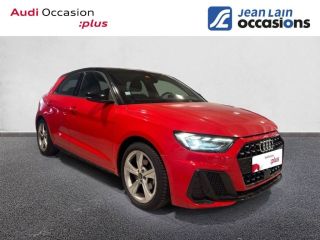 75010 : Hyundai Paris Nord - Goncourt Automobiles - AUDI A1 SPORTBACK S Line - A1 II - ROUGE MISANO NACRE / NOIR MYTHIC METALLISE - Automate sequentiel - Essence sans plomb