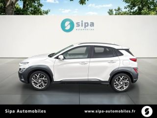 75010 : Hyundai Paris Nord - Goncourt Automobiles - HYUNDAI KONA HYBRID Executive - KONA - BLANC - Automate sequentiel - Essence / Courant électrique