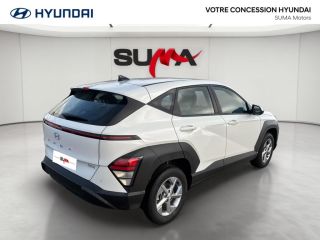 75010 : Hyundai Paris Nord - Goncourt Automobiles - HYUNDAI KONA Intuitive - KONA II - Blanc - Automate sequentiel - Essence / Courant électrique