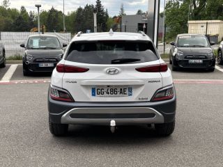 75010 : Hyundai Paris Nord - Goncourt Automobiles - HYUNDAI KONA HYBRID Executive - KONA - Blanc - Automate sequentiel - Essence / Courant électrique
