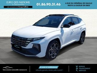 75010 : Hyundai Paris Nord - Goncourt Automobiles - HYUNDAI TUCSON N Line Executive - TUCSON IV - BLANC - Boîte automatique - Essence / Courant électrique